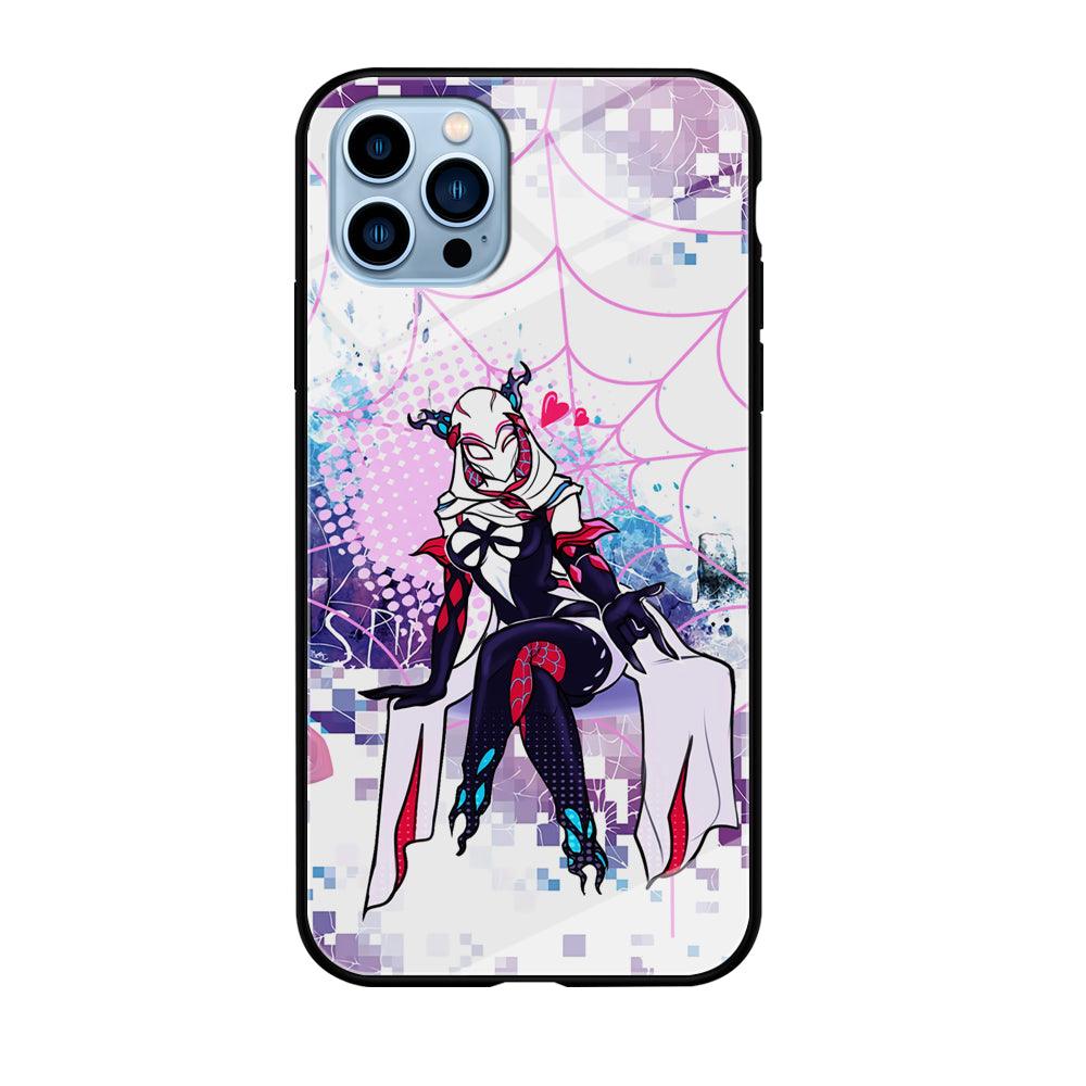 Spider Gwen Net of Love iPhone 12 Pro Max Case-Oxvistore