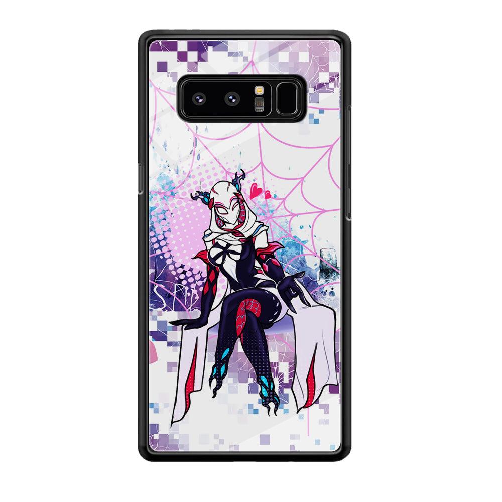 Spider Gwen Net of Love Samsung Galaxy Note 8 Case-Oxvistore