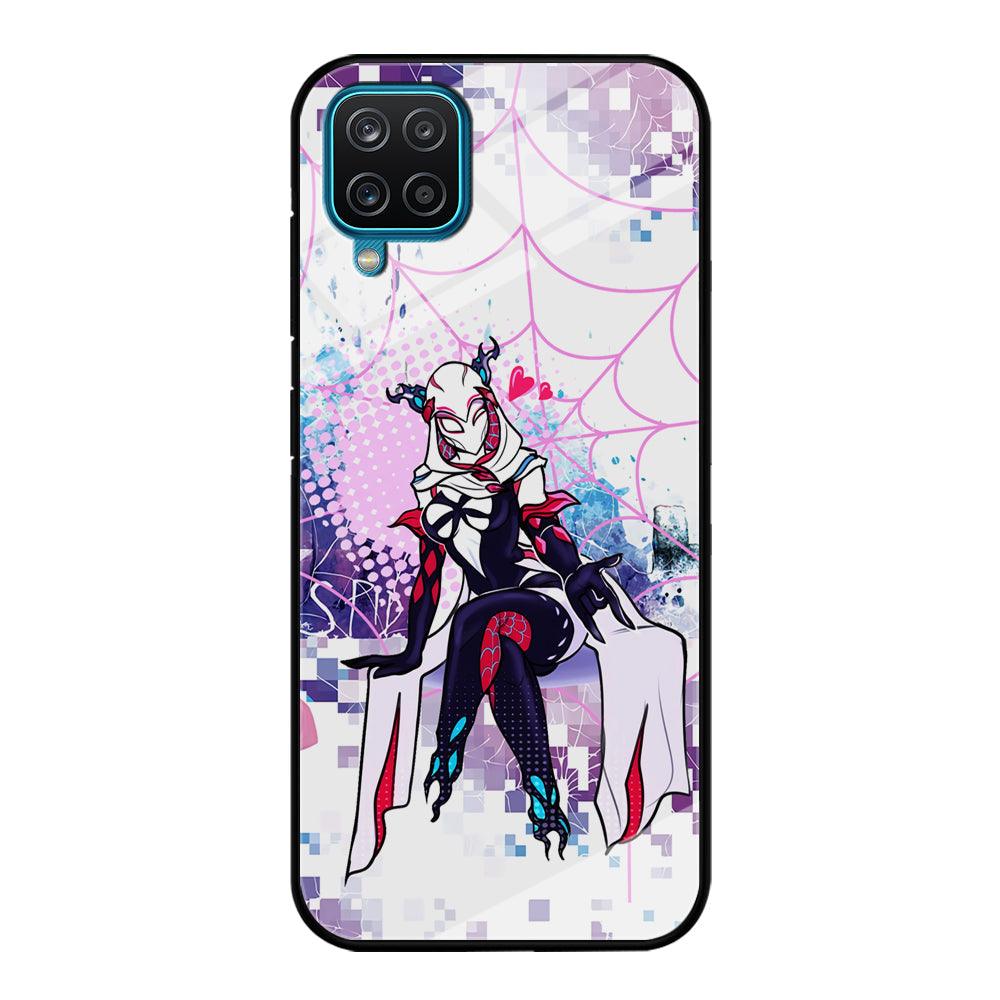 Spider Gwen Net of Love Samsung Galaxy A12 Case-Oxvistore