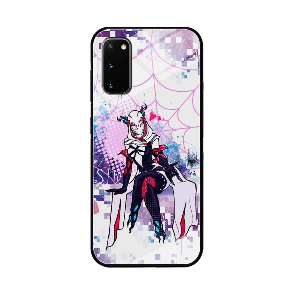 Spider Gwen Net of Love Samsung Galaxy S20 Case-Oxvistore