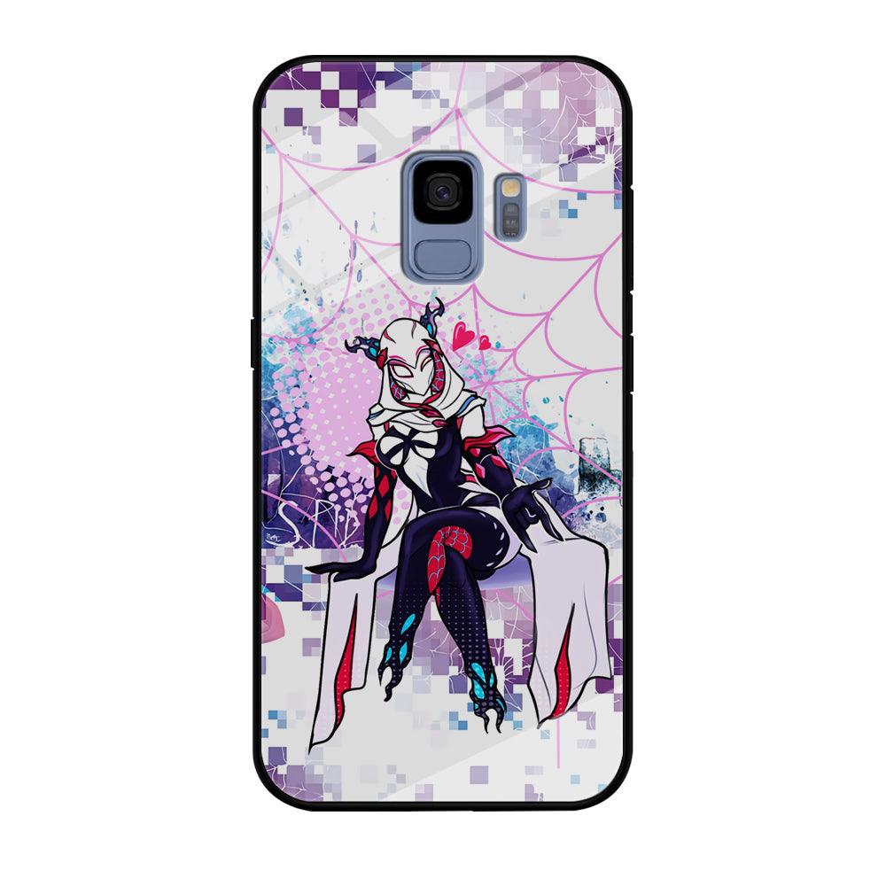 Spider Gwen Net of Love Samsung Galaxy S9 Case-Oxvistore