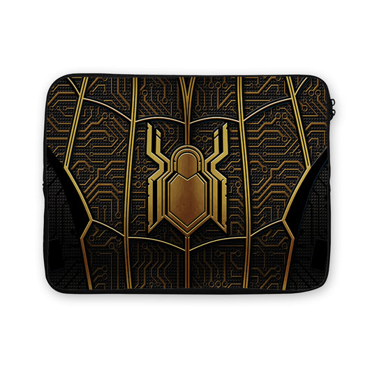 Spider Man Black Gold Suit Laptop Sleeve Protective Cover