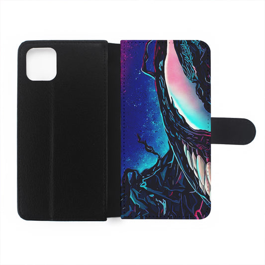 Spider Man Venom In The Night Flip Wallet Phone Case