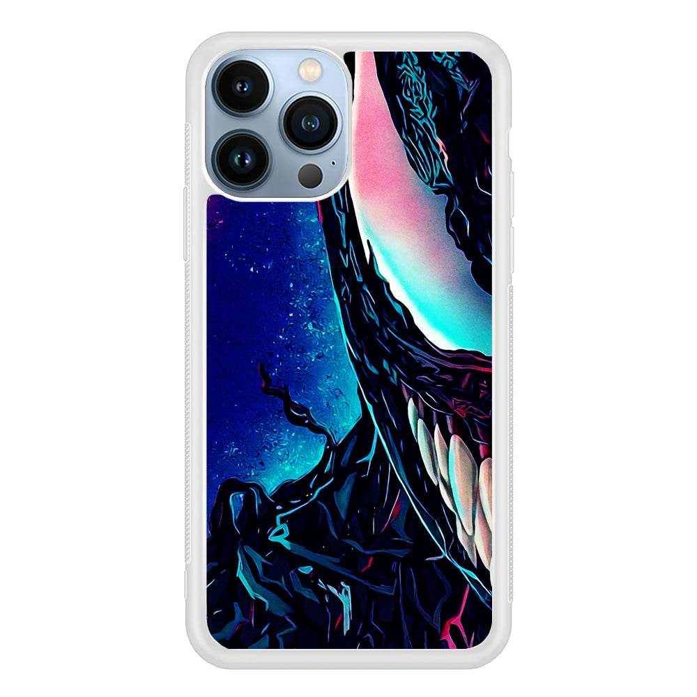 Spider Man Venom In The Night 2D Rubber Phone Case