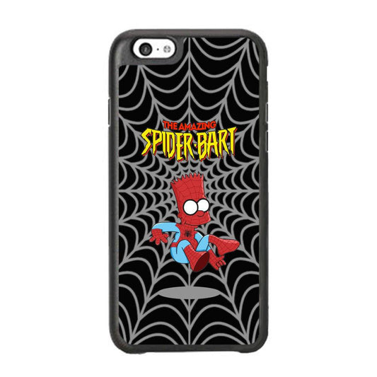 Spiderbart Simpson Showing The Web iPhone 6 Plus | 6s Plus Case-Rubber Black (2D Case)-Oxvistore