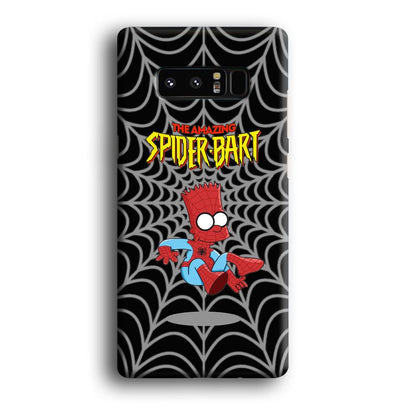 Spiderbart Simpson Showing The Web Samsung Galaxy Note 8 Case-Oxvistore