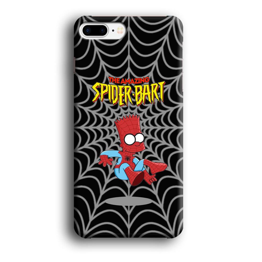 Spiderbart Simpson Showing The Web iPhone 8 Plus Case-Oxvistore