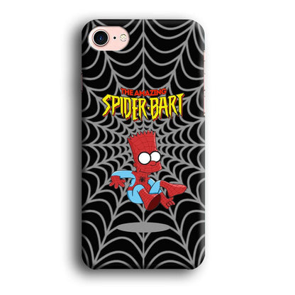 Spiderbart Simpson Showing The Web iPhone 8 Case-Oxvistore