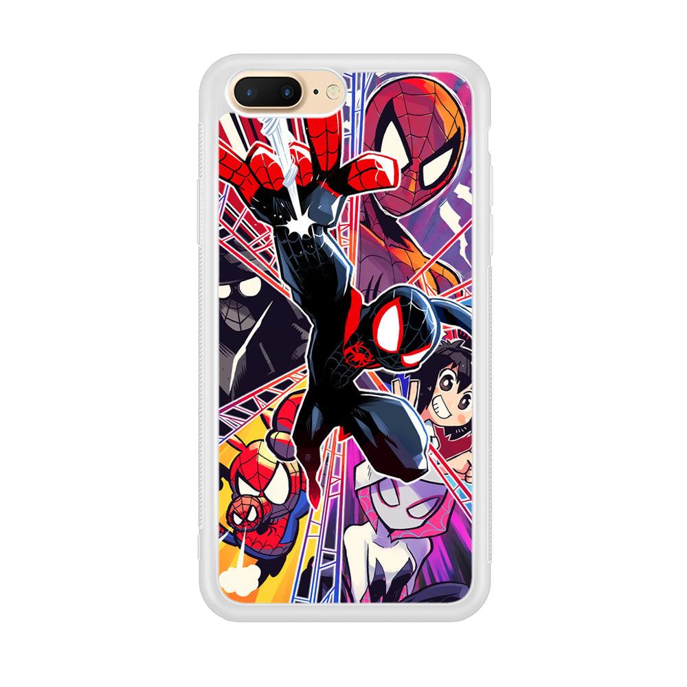 Spiderman Crime Chaser iPhone 8 Plus Case-Oxvistore