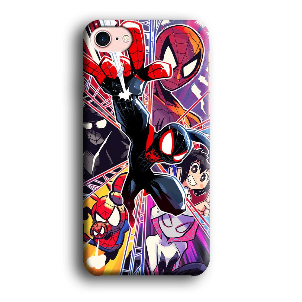 Spiderman Crime Chaser iPhone 8 Case-Oxvistore