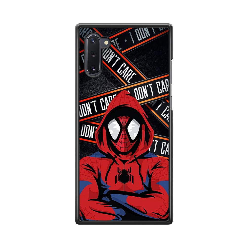 Spiderman Indifferent Mode Samsung Galaxy Note 10 Case-Oxvistore