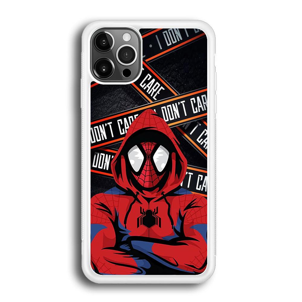 Spiderman Indifferent Mode iPhone 12 Pro Case-Oxvistore