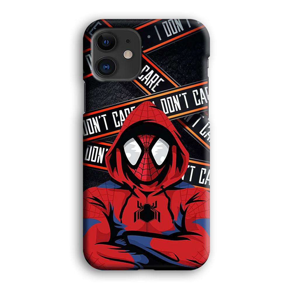 Spiderman Indifferent Mode iPhone 12 Case-Oxvistore