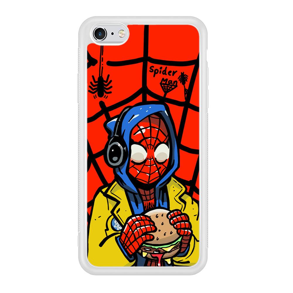 Spiderman Lunch with Burger iPhone 6 | 6s Case-Oxvistore