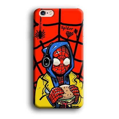 Spiderman Lunch with Burger iPhone 6 Plus | 6s Plus Case-Oxvistore