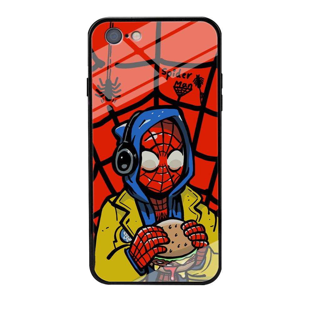 Spiderman Lunch with Burger iPhone 6 | 6s Case-Oxvistore