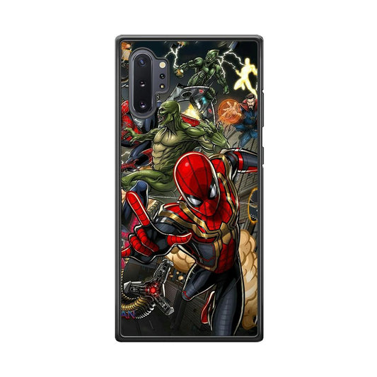 Spiderman Multiverse Battle Samsung Galaxy Note 10 Plus Case-Oxvistore