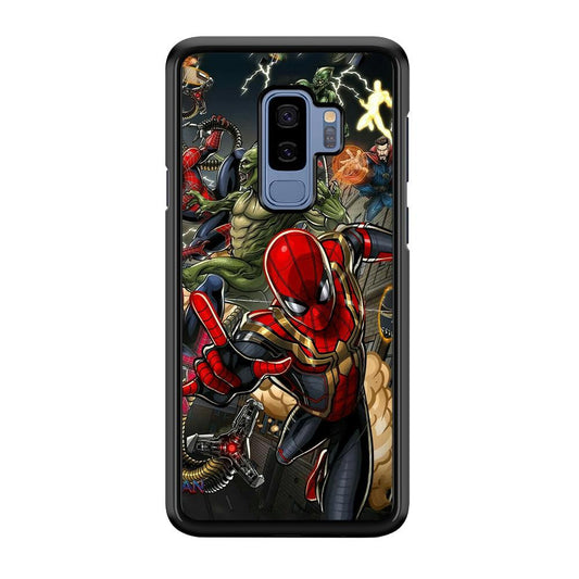 Spiderman Multiverse Battle Samsung Galaxy S9 Plus Case-Oxvistore