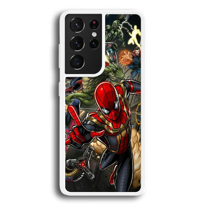 Spiderman Multiverse Battle Samsung Galaxy S21 Ultra Case-Oxvistore