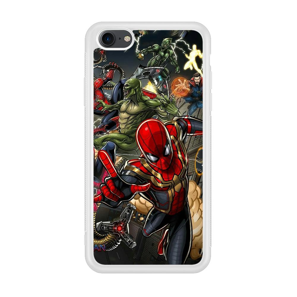 Spiderman Multiverse Battle iPhone 8 Case-Oxvistore