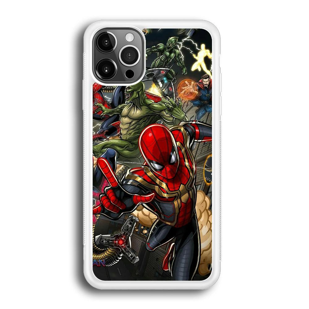 Spiderman Multiverse Battle iPhone 12 Pro Max Case-Oxvistore