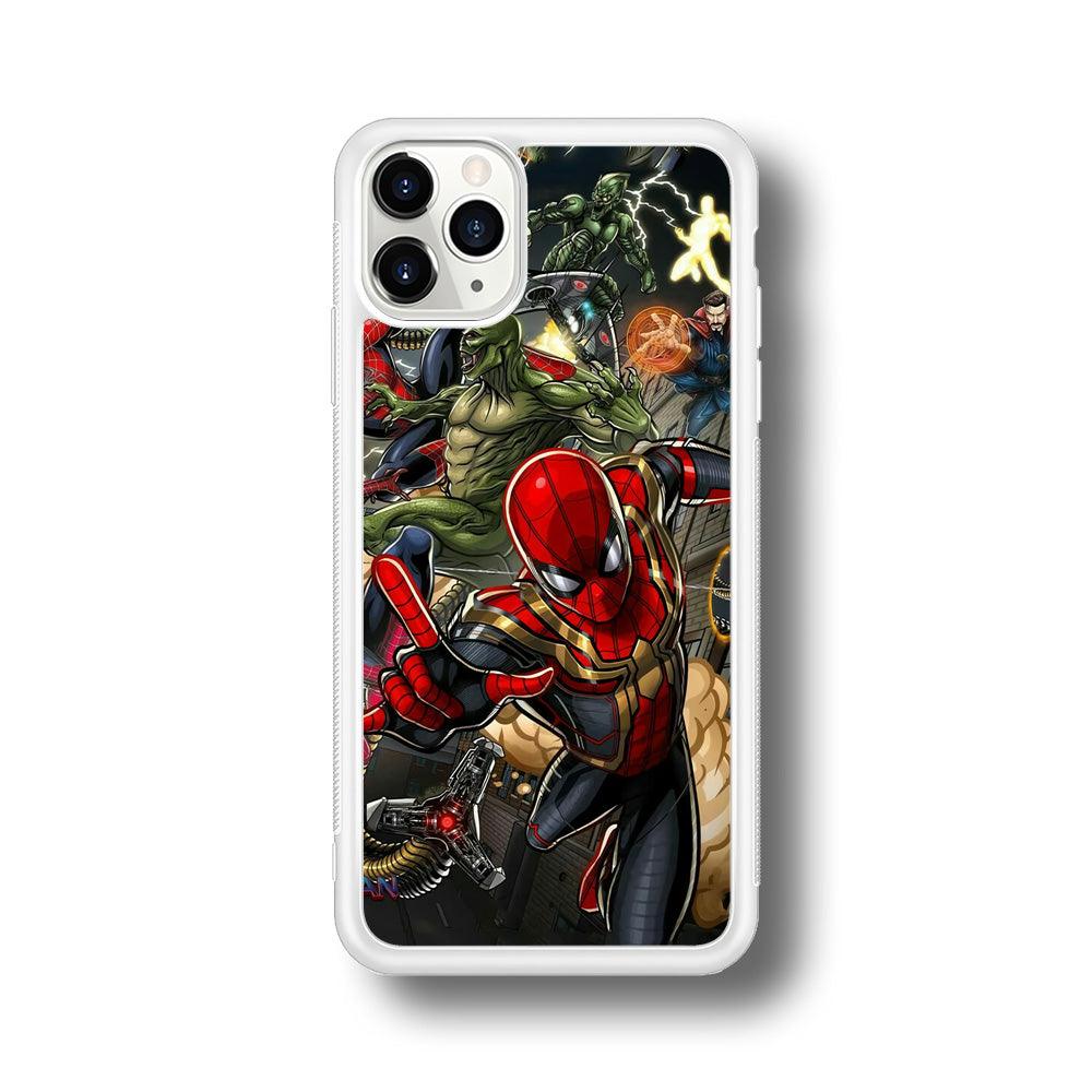 Spiderman Multiverse Battle iPhone 11 Pro Max Case-Oxvistore