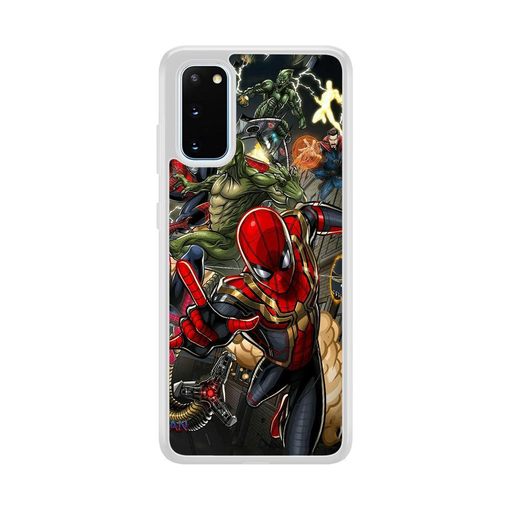 Spiderman Multiverse Battle Samsung Galaxy S20 Case-Oxvistore