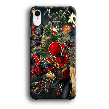 Spiderman Multiverse Battle iPhone XR Case-Oxvistore