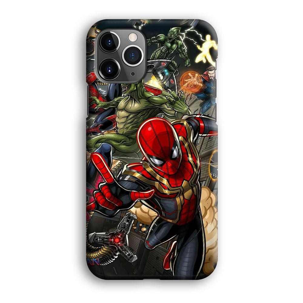 Spiderman Multiverse Battle iPhone 12 Pro Case-Oxvistore