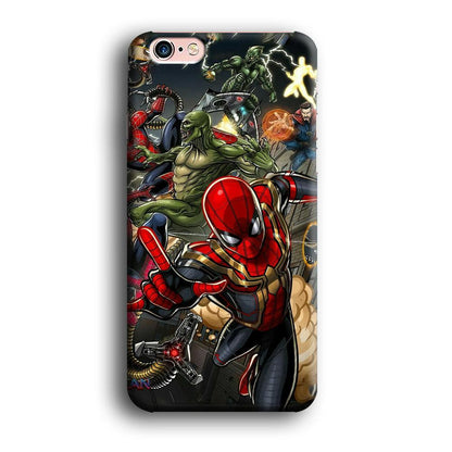 Spiderman Multiverse Battle iPhone 6 Plus | 6s Plus Case-Oxvistore