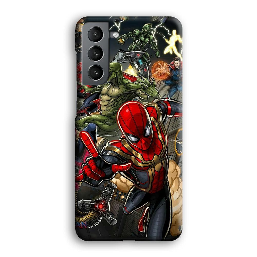 Spiderman Multiverse Battle Samsung Galaxy S21 Case-Oxvistore