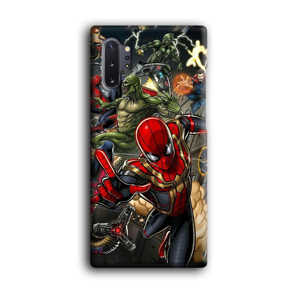 Spiderman Multiverse Battle Samsung Galaxy Note 10 Plus Case-Oxvistore