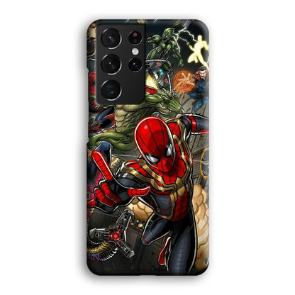 Spiderman Multiverse Battle Samsung Galaxy S21 Ultra Case-Oxvistore