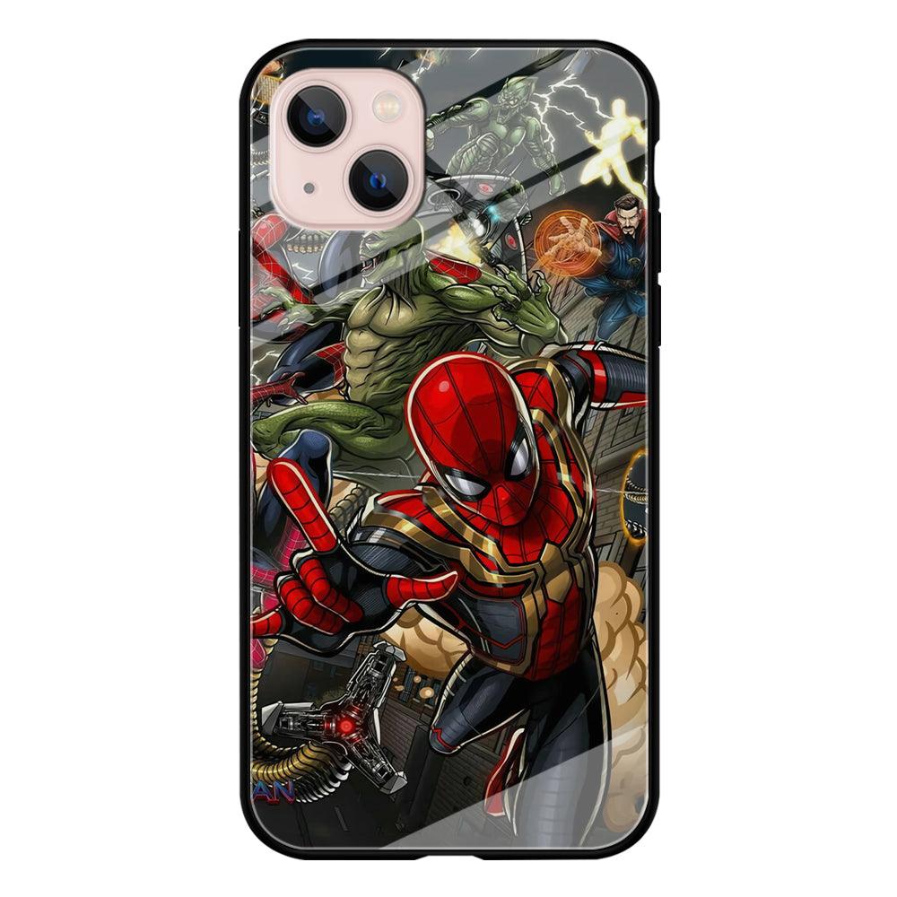 Spiderman Multiverse Battle iPhone 13 Case-Oxvistore