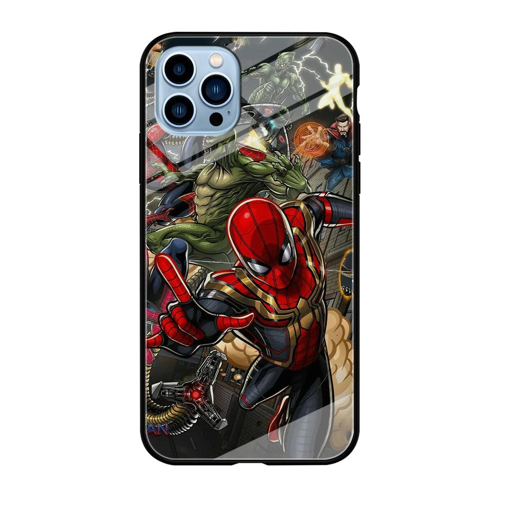 Spiderman Multiverse Battle iPhone 12 Pro Max Case-Oxvistore