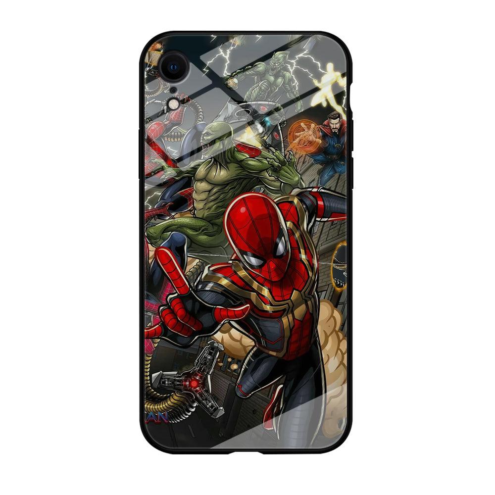 Spiderman Multiverse Battle iPhone XR Case-Oxvistore