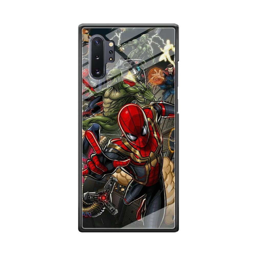 Spiderman Multiverse Battle Samsung Galaxy Note 10 Plus Case-Oxvistore