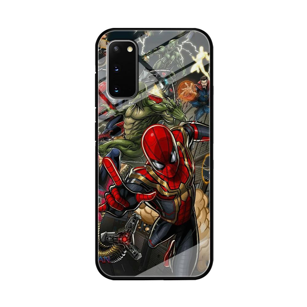 Spiderman Multiverse Battle Samsung Galaxy S20 Case-Oxvistore