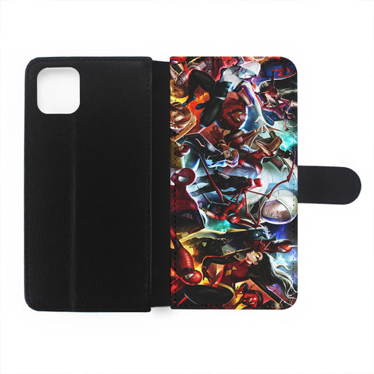 Spiderman Multiverse Collection Flip Wallet Phone Case