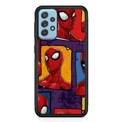 Spiderman Poster on The Wall Samsung Galaxy A52 Case-Oxvistore