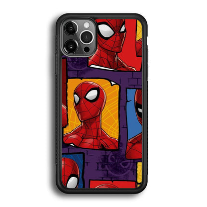 Spiderman Poster on The Wall iPhone 12 Pro Max Case-Oxvistore