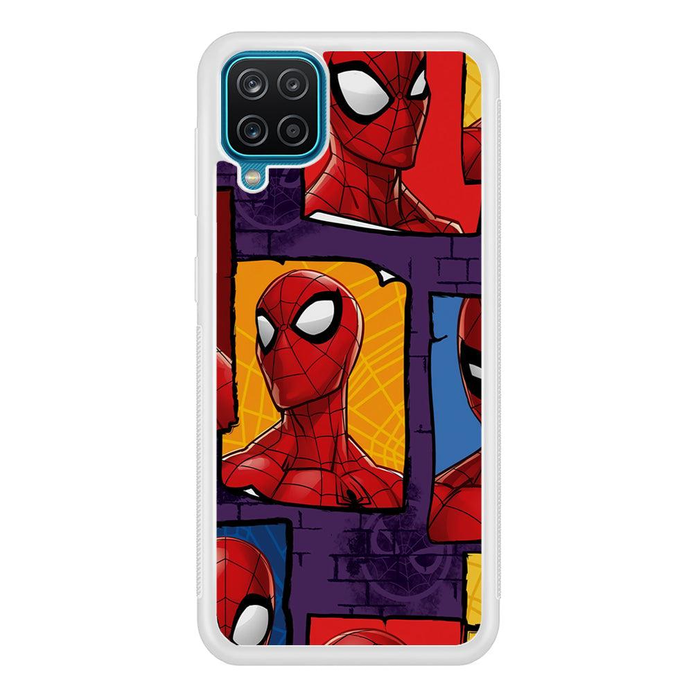 Spiderman Poster on The Wall Samsung Galaxy A12 Case-Oxvistore