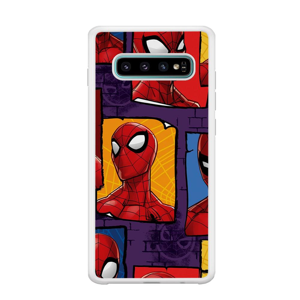 Spiderman Poster on The Wall Samsung Galaxy S10 Plus Case-Oxvistore