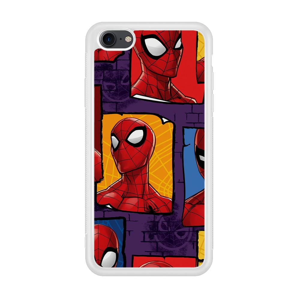 Spiderman Poster on The Wall iPhone 8 Case-Oxvistore