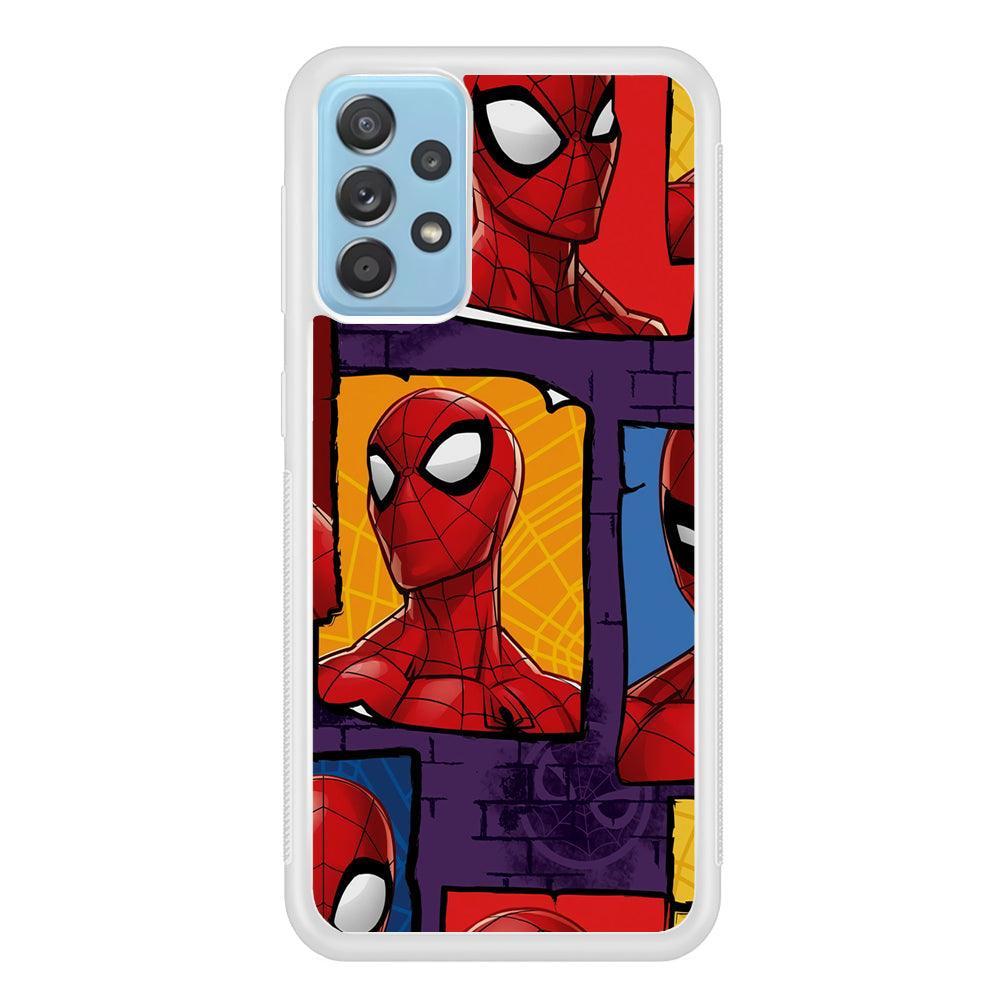 Spiderman Poster on The Wall Samsung Galaxy A52 Case-Oxvistore