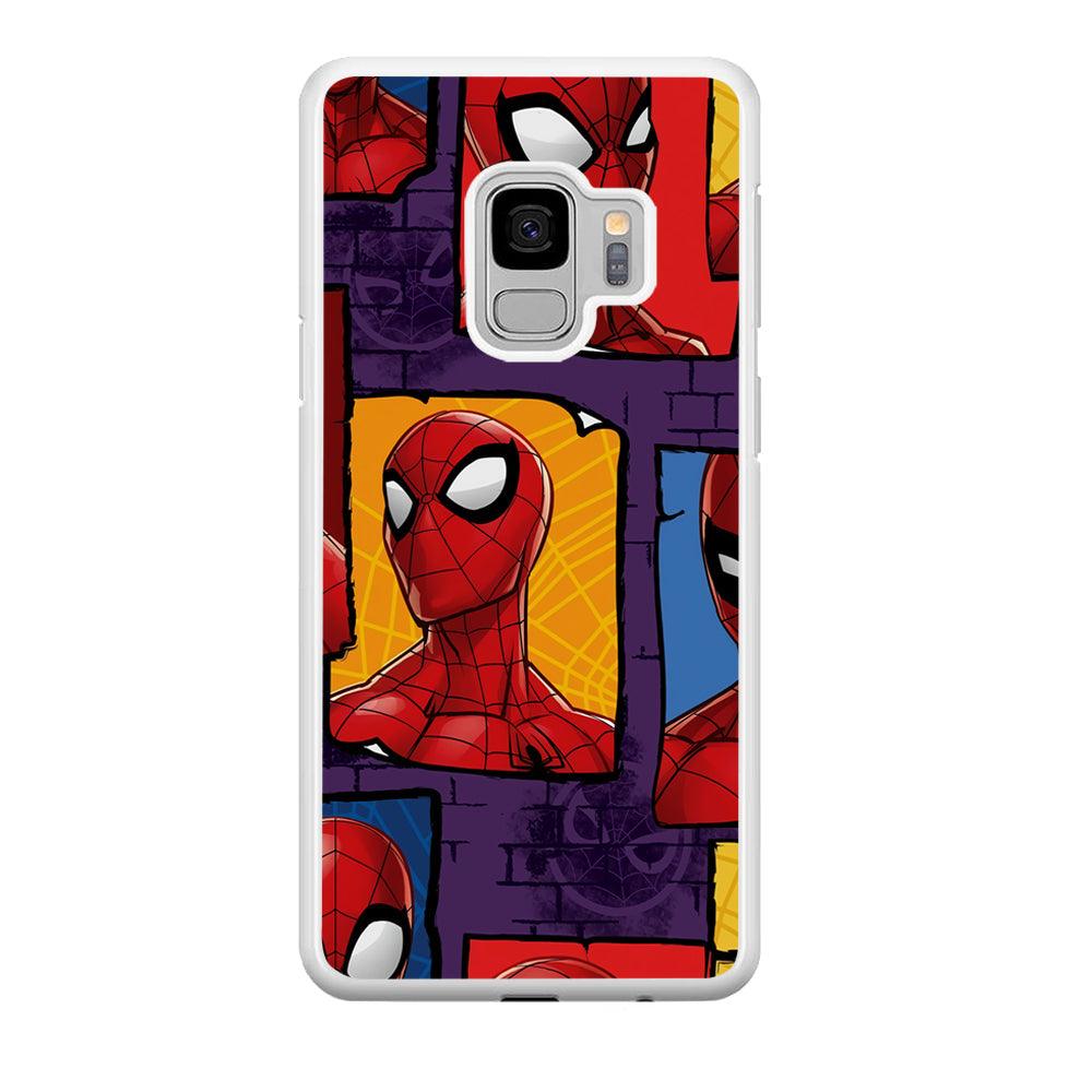 Spiderman Poster on The Wall Samsung Galaxy S9 Case-Oxvistore