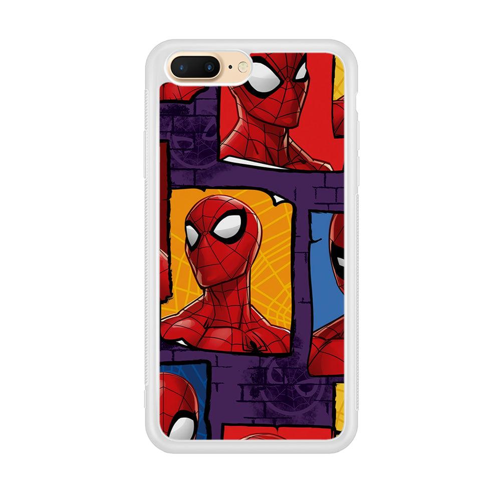 Spiderman Poster on The Wall iPhone 8 Plus Case-Oxvistore