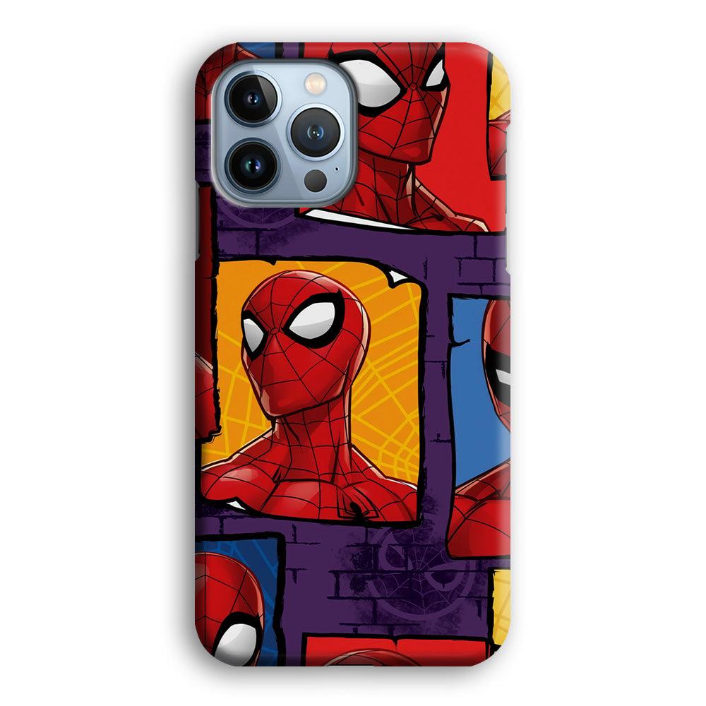 Spiderman Poster on The Wall iPhone 15 Pro Case-Oxvistore