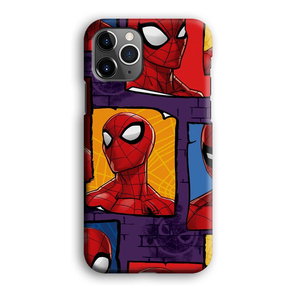 Spiderman Poster on The Wall iPhone 12 Pro Case-Oxvistore