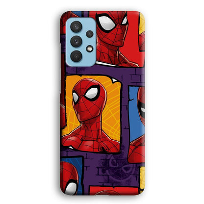 Spiderman Poster on The Wall Samsung Galaxy A32 Case-Oxvistore